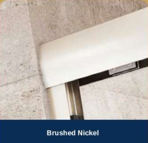Brushed Nickel finish